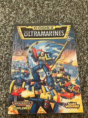 Vintage Games Workshop Warhammer 40K ULTRAMARINES CODEX 2nd EDITION • £15