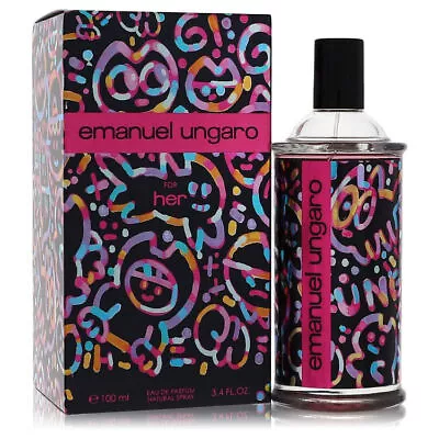 Emanuel Ungaro For Her Perfume By Ungaro Eau De Parfum Spray 3.4 Oz Eau De Parf • $50.48