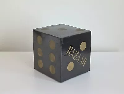 Vintage Harper's Bazaar Advertising Promo Dice Box Organizer • $75