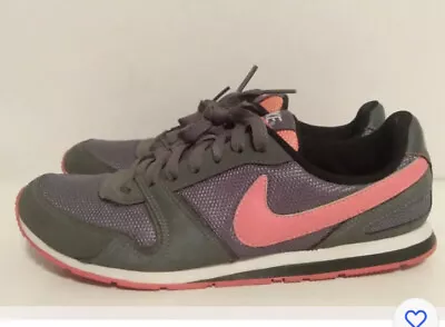 Nike Eclipse II Womens Gray Pink Athletic Gym Running Shoes (386199-062) Sz 9.5 • $29.99