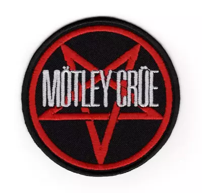 Motley Crue Patch | Pentagram Mötley Crüe American Heavy Metal Rock Band Logo • $6.99