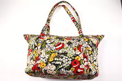 Vera Bradley Poppy Fields Small Duffel Bag Gym Travel Overnight Carry On Flowers • $29.99