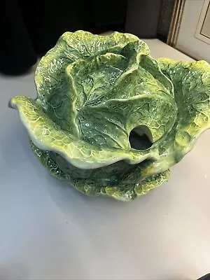 Vintage Cabbage Bowl/Soup Tureen • $34.99