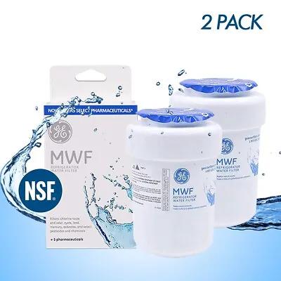 2 Pack GE MWF New Genuine Sealed GWF 46-9991 MWFP Smartwater Fridge Water Filter • $19.91