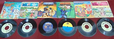 6  Records With Books Masters Of The Universe Scooby Doo • $19.99