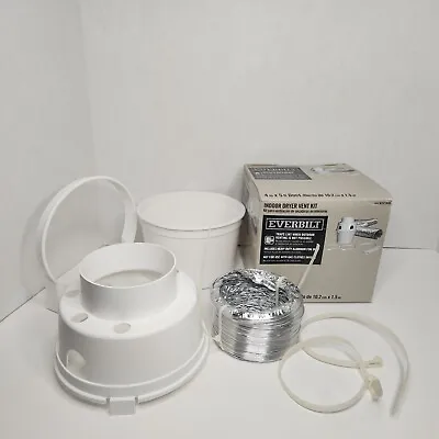 NOB Everbilt Indoor Dryer Vent Kit 4 In X 5 Ft Duct 612928 • $22.19