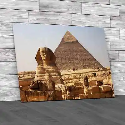 Sphinx Pyramid Egypt Canvas Print Large Picture Wall Art • £18.95