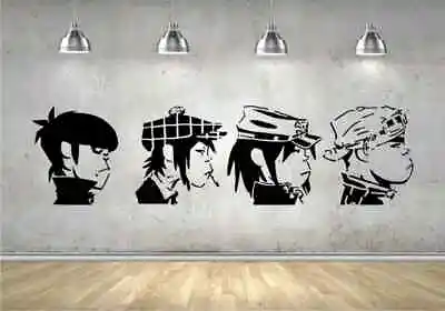 GORILLAZ Music Band Vinyl Decal Sticker Window Wall Art Fan • £24.99