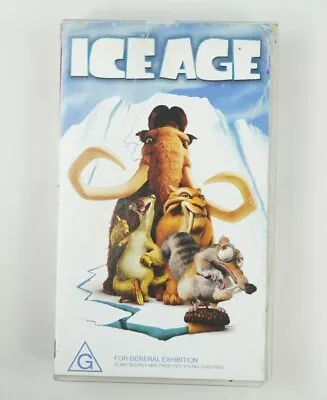 Ice Age - VHS Kids Movie - Classic Animation Comedy Children's  • $13.95