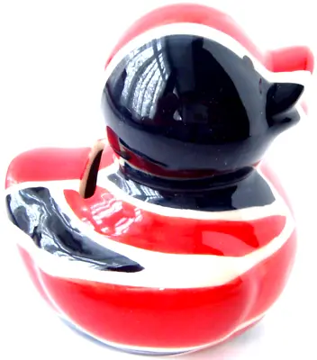 Union Jack Money Box Ceramic Piggy Bank Duck Money Saving Box Cash Can Cash Tin • £7.95