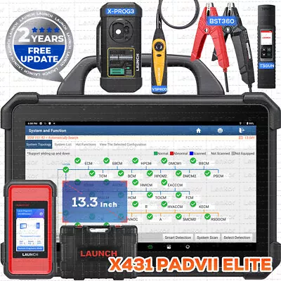 LAUNCH X431 PAD VII ELITE PAD 7 PRO Diagnostic Scanner Key Programming Coding • $529