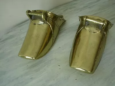 Brass Conquistador Stirrups Wall Hangings A Pair In Excellent Condition 4lbs. • $75