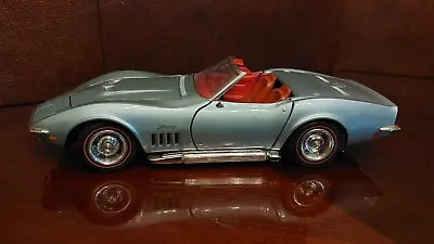 1969 Silver Chevy Corvette Stingray 427  Diecast RV-MMLLC 1:18 Scale - NO BOX • $57