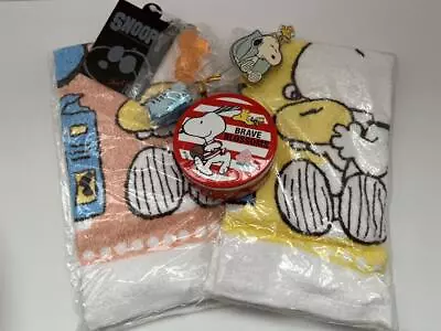 Limited Time Snoopy 5 Items Steam Cream Towel Toothbrush Etc. • $112.99