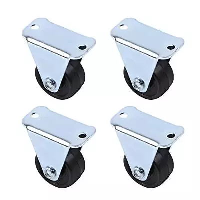 4 Pack 1 Inch Mini Caster Wheels For Furniture Rolling Cabinet Sliding Barn Door • $16.15