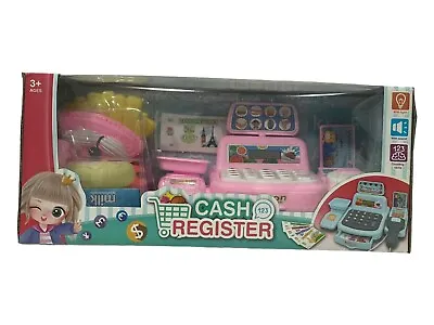 Cash Register Till Kids Role Play Supermarket Toy Play Set With Light & Music • £9.99
