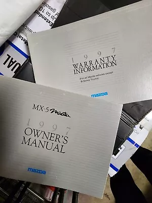 Mazda MIATA MX5 1997 Owners Manual Supplement Warranty Booklet • $60