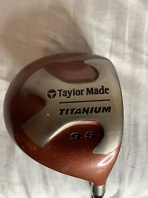 Vintage TaylorMade 9.5° Titanium Driver S-90 Plus Bubble Graphite Stiff • $21.99