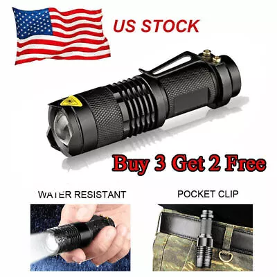 LED Tactical Flashlight Military Grade Torch Small Super Bright Handheld Light~ • $5.63