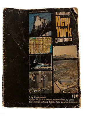 Hagstrom New York City Spiral Bound 5-Borough Atlas Vintage 1978! • $79.95