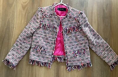 ZARA Tweed Multicoloured Jacket Size M In Ex Con • $29.20