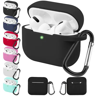 $9.53 • Buy For Apple Airpods 1st 2nd Pro Accessories Silicone Case Shockproof Strap Cover