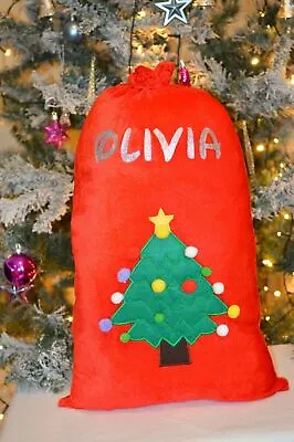 £4.99 • Buy Personalised Father Christmas Red Santa Sack