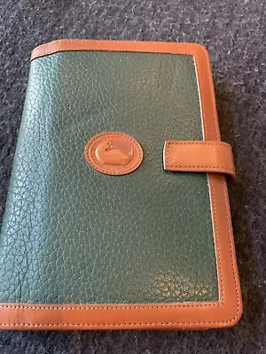 Dooney & Bourke Agenda/Address Book. Hunter Green Leather  Personal Size • $150