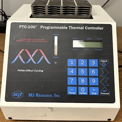 MJ Research PTC-100 Thermocycler Programmable Thermal Controller 96 Well Block. • $82.10