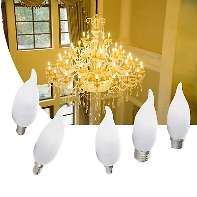$2.95 • Buy 3W Dimmable LED Candle Light Bulbs 15 Watt Equivalent E12 E26 E27 B22 E14 Lamps
