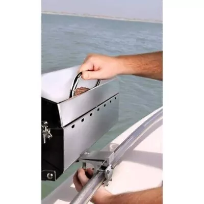 Quick Release Inboard Outboard Boat Rail Barbecue Marine Grill Mount Adapter • $79.99