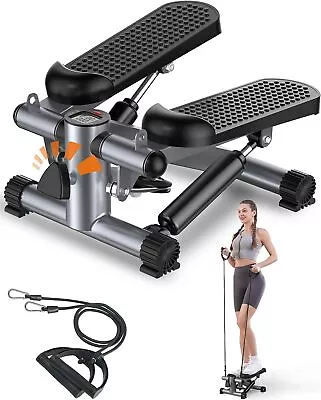 Mini LCD Monitor Stepper Stair Stepper Exercise Equipment With Resistance Bands • $54.98