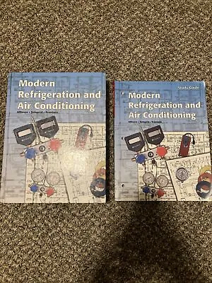 Modern Refrigeration And Air Conditioning Text Book Althouse With Study Guide • $27.10