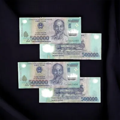 Buy 2000000 Vietnam Dong | 4 X 500000 VND Banknotes | Trusted And Authentic • $143.99