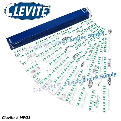 12 Pieces Of Clevite Green Plastigage Measures .001 -.003  .025 Mm - .076 Mm • $32.14