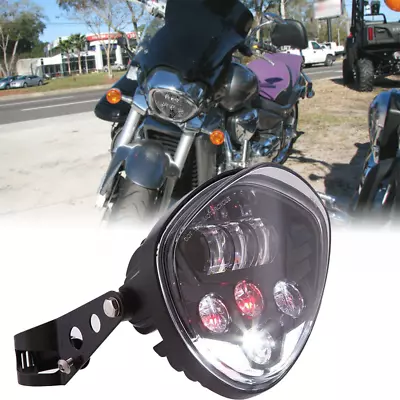 7  Inch LED Projector Headlight DRL For Suzuki Boulevard C50 C90 M50 M90 M109R • $107.56