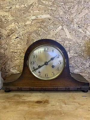 Antique C1920’s Oak Napoleon Hat Clock • £28