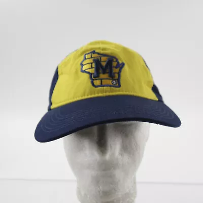 Milwaukee Brewers Unbranded Adjustable Hat Unisex Navy/Gold New • $20.18