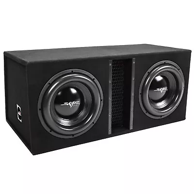 New Skar Audio Evl-2x12d4 - Dual 12  5000w Vented Loaded Sub Box Enclosure - D4 • $577.99