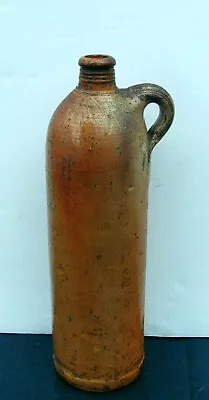 1800s German Mineral Water Bottle Victoria-Brunnen Oberlahnstein Stoneware Jug • $21