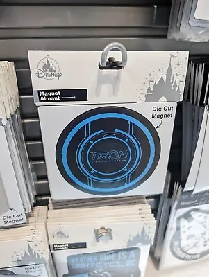 Tron Lightcycle Run Identity Disk Die Cut Magnet Disney Parks • $19.99