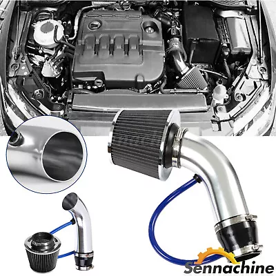 3  Car Cold Air Intake Filter Induction Kit Pipe Aluminum Power Flow Hose System • $25.99