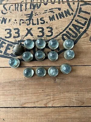 Vintage Marble Cat Eye Sign Glass Reflectors Lot Of 14 • $49.99