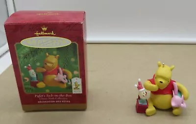 2000 Hallmark Ornament Disney Piglet's Jack-in-the-Box Classic Pooh  • $10.12