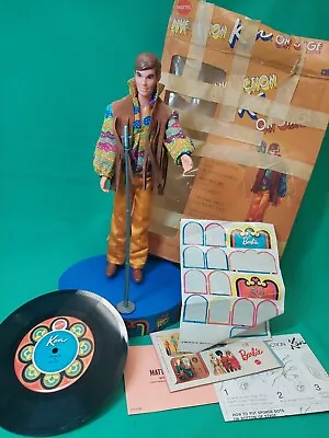 Vintage 1968 Mattel Mod Barbie Ken Live Action On Stage Toy With Box & + 1970's • $77