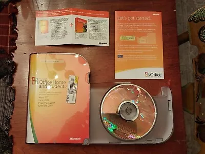 Microsoft Office Home And Student 2007 * Word * Excel * PowerPoint * OneNote • $49.95