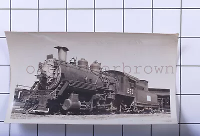 Midland Valley Railroad: Engine 221: Muskogee OK 1948 Train Photo • $25
