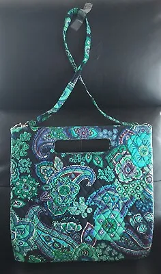 Vera Bradley - Purse Blue Rhapsody Clutch Tote Bag Shoulder Bag - 29  Rem. Strap • $24.50
