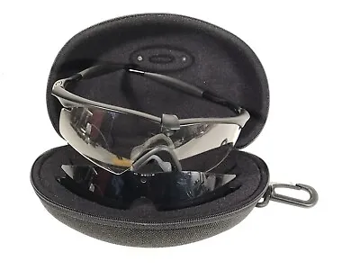 Oakley Black Tactical Frame Z87 Clear Lenses Safety Sunglasses Made USA W Case • £147.18