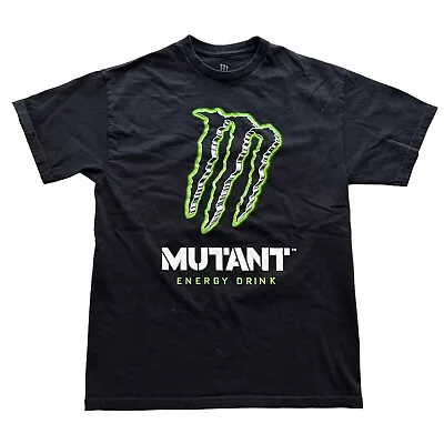 Y2k Cyber Goth Mutant Monster Energy Drink Graphic Grunge Skater Shirt Men's M • $18